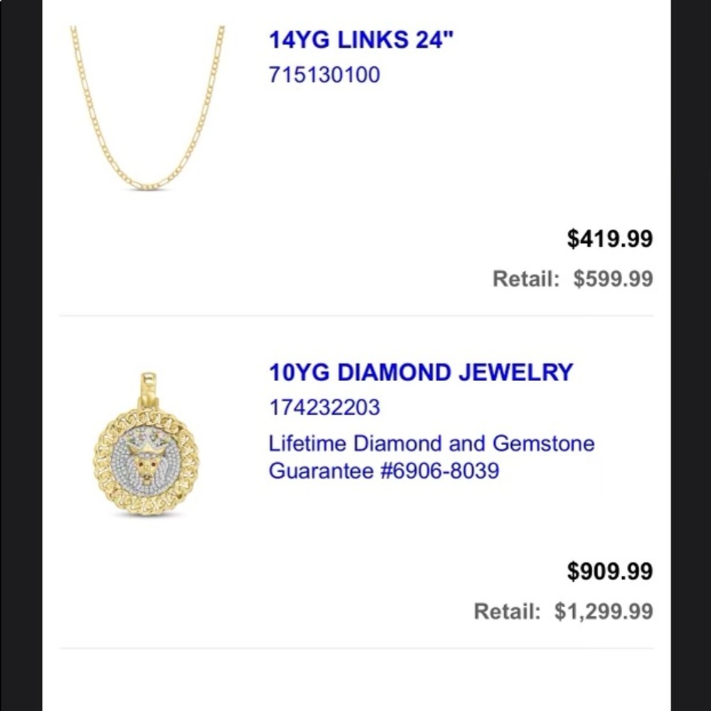 Diamond pendant wit gold chain